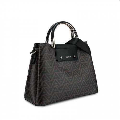  ALDO Sloana Satchel - Brown Overflow