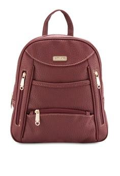 Vintage Contrast Stitching Backpack