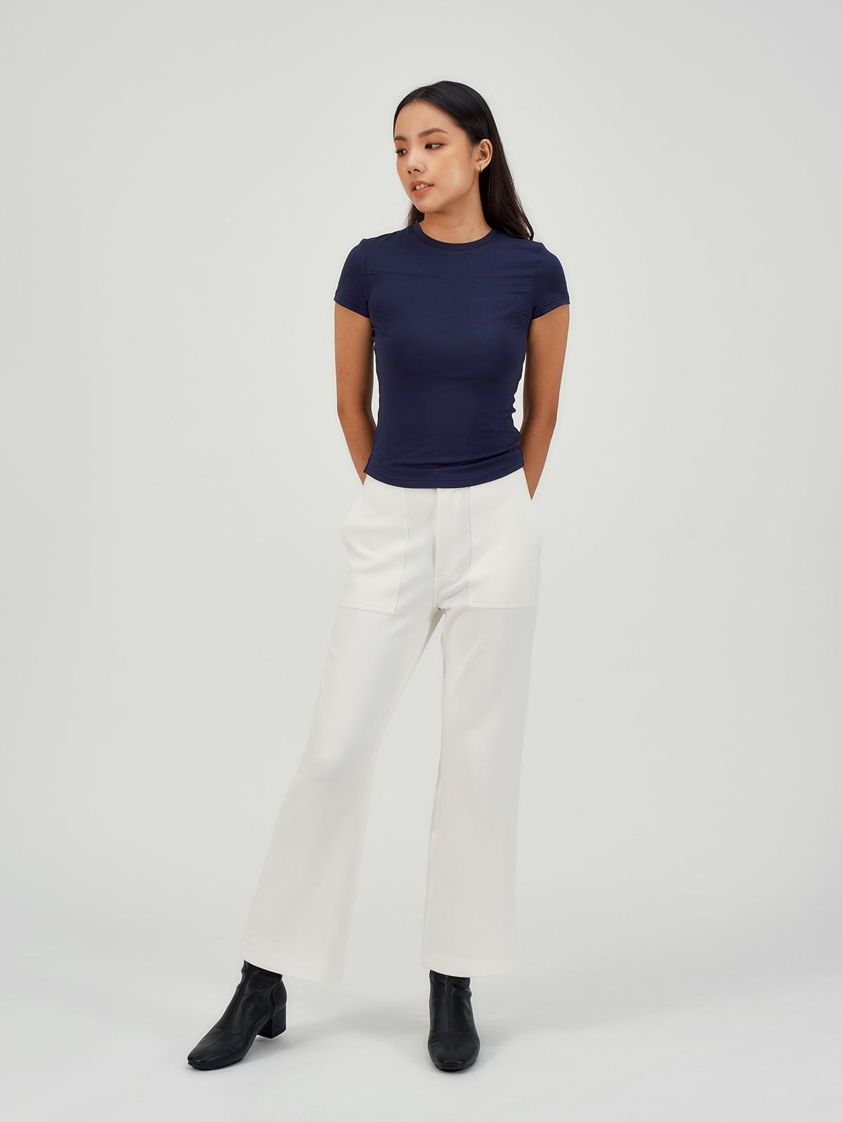 Cloud Cotton Long Pants - White
