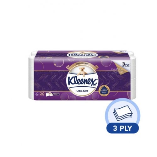 Kleenex Toilet Tissue Rolls - Ultra Soft (3 ply)