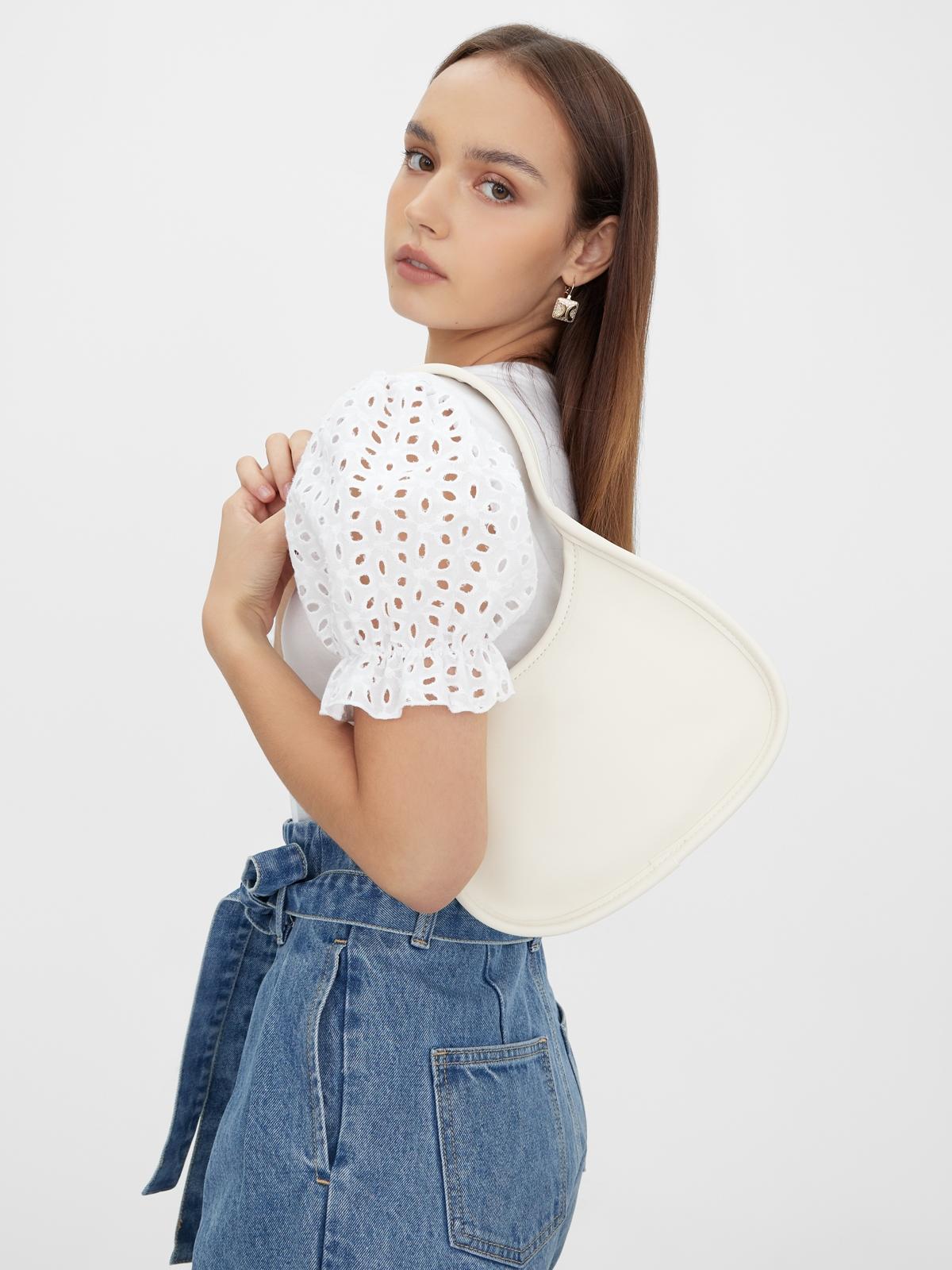 U Shaped Bag - White