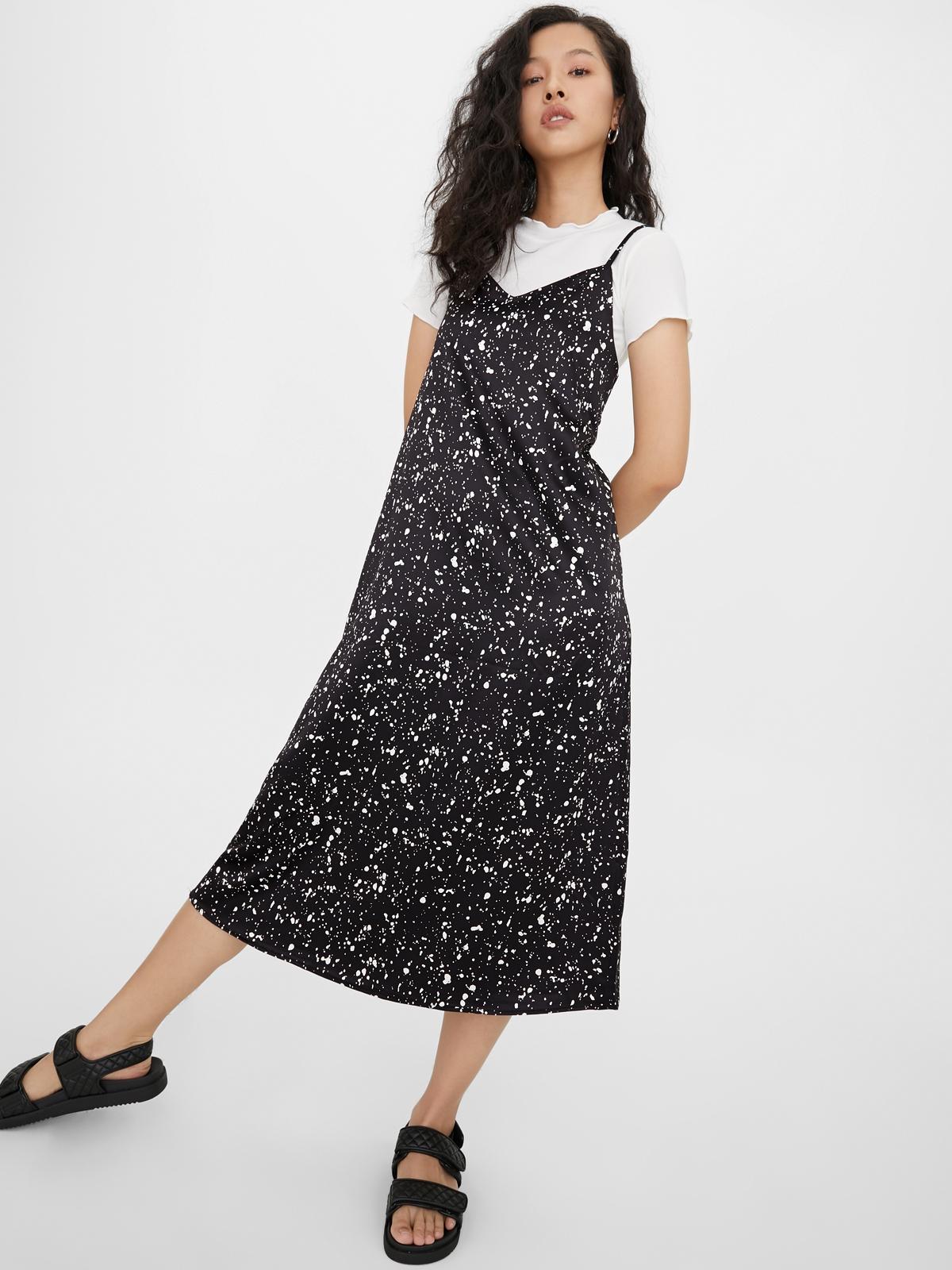3.3 Field Trip x Painting Sleeveless Dress - Black