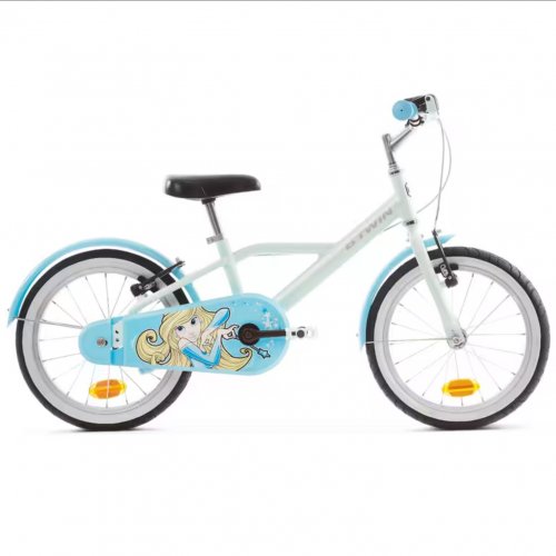 Refurbished Heavily Used - 500 Blue Princes 16-Inch Bike 4-6 Years