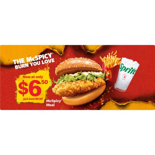  The McSpicy® burn you love