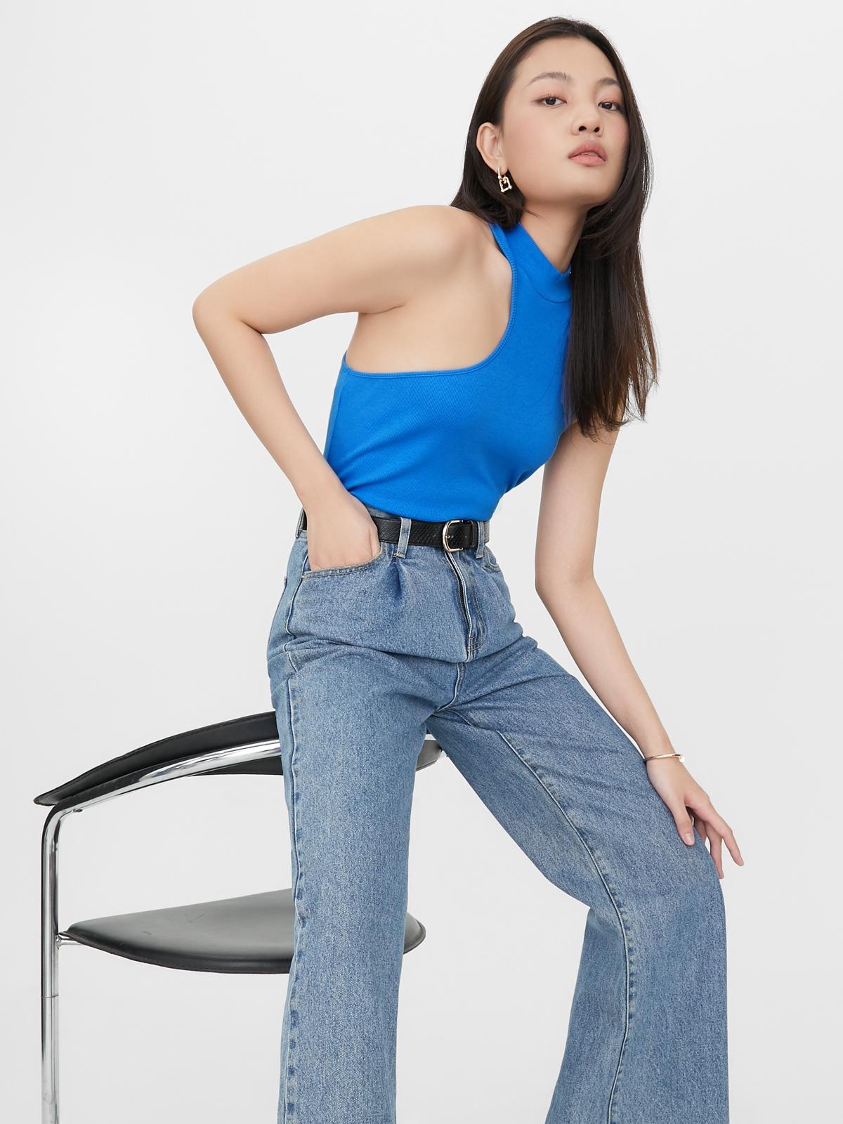 Filagen Cut Out Tank Top - Blue