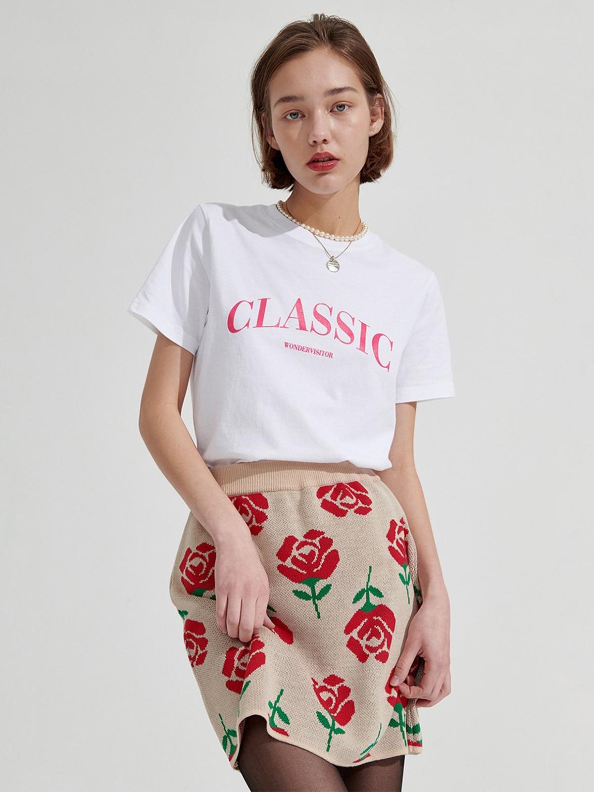 Wonder Visitor x Classic Tee - White