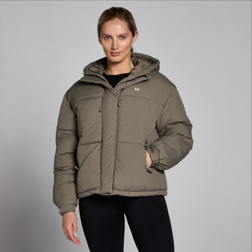 MP Women's Short Padded Puffer Jacket - Espresso