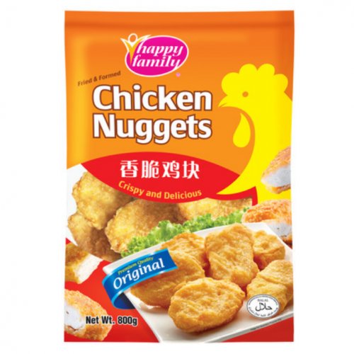 Happy Family Chicken Nuggets (Original), 800g - 2 Packs