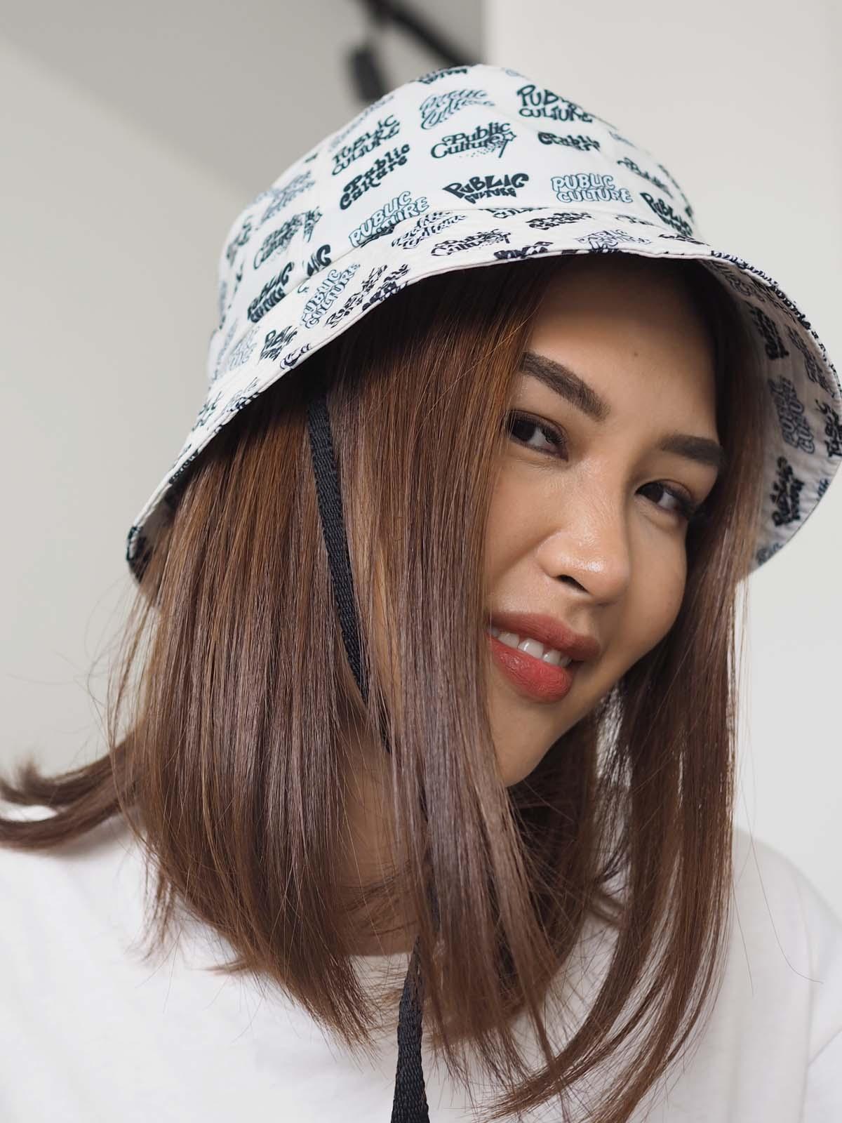 Typo Bucket Hat - Broken White
