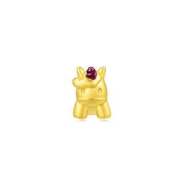 'Cute & Pets' 999 Gold Unicorn Charm