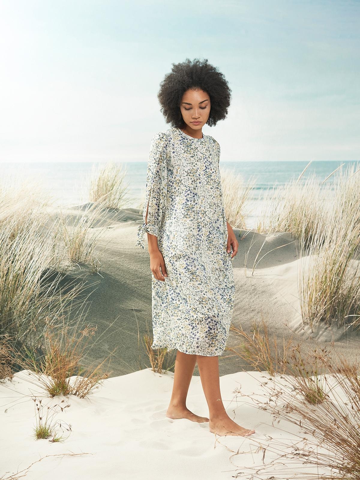 Boise Floral Dress - White