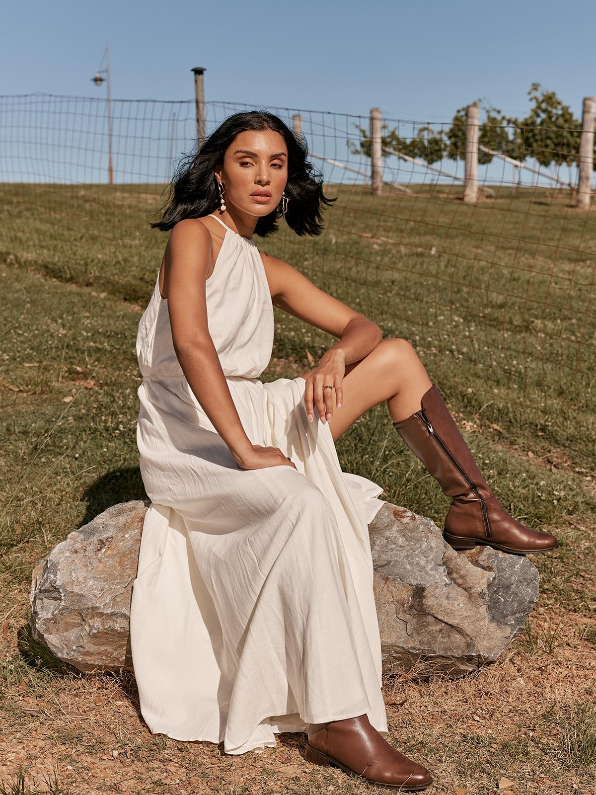 Rani Maxi Dress - White