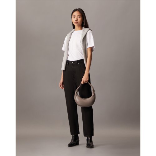 CK Pinched Soft Crescent Bag