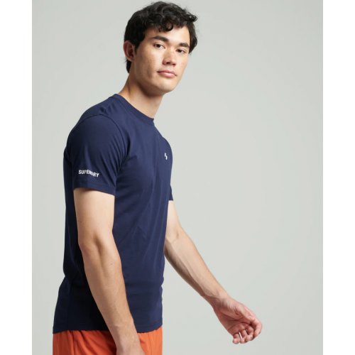 Organic Cotton Core Loose Short Sleeve T-Shirt - Rich Navy