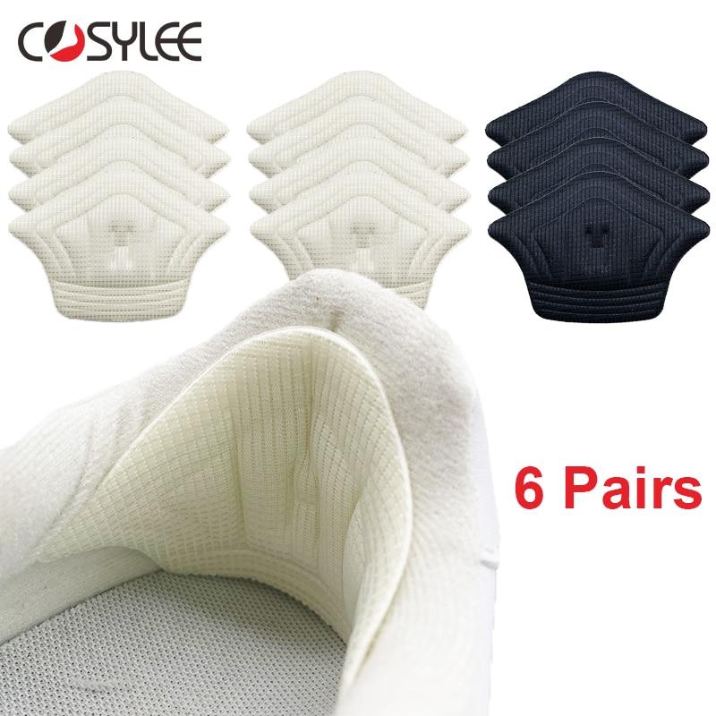 6pair/12pcs Insoles Heel Pads Lightweight For Sport Shoes Adjustable Size  Back Sticker Antiwear Feet Pad Cushion Insole Heel