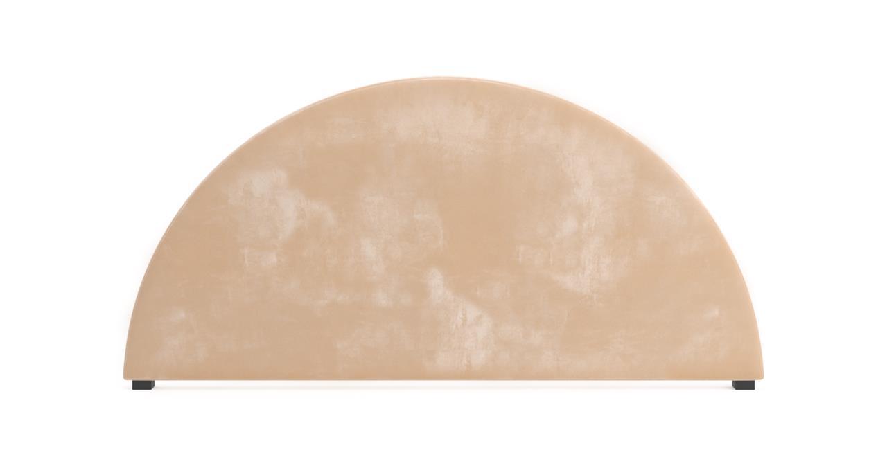 Arch Oversized Queen Size Bed Head Almond Spice