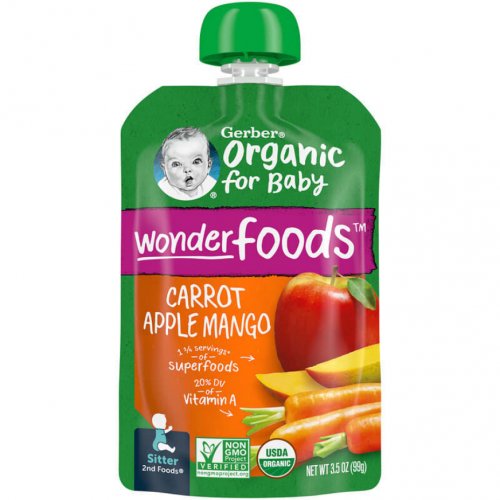 GERBER Organic Puree (99g) – Any 2