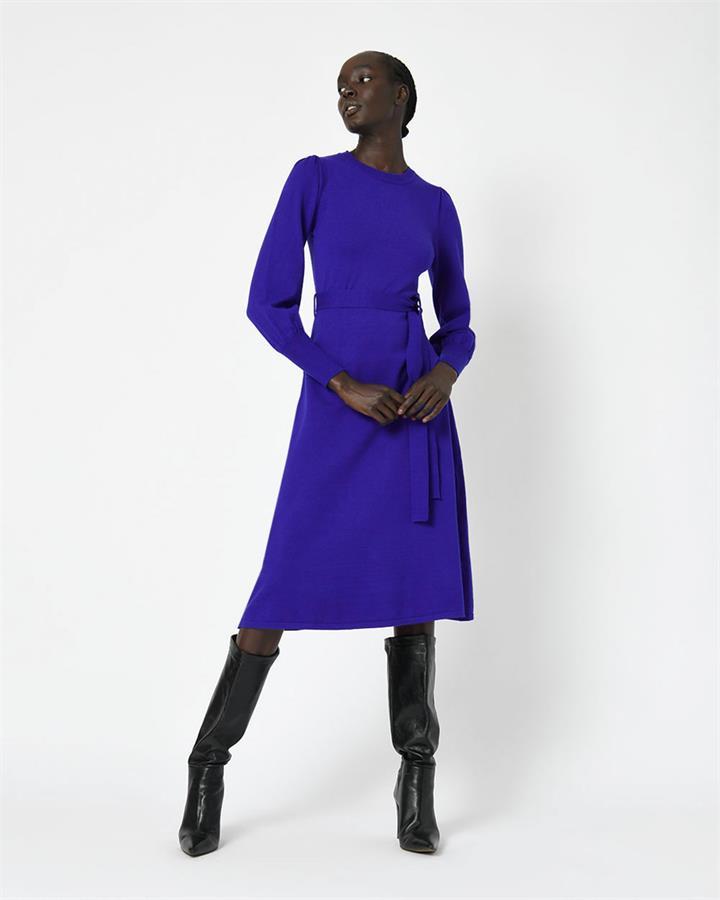 Giulianna Balloon Sleeve Knit Dress