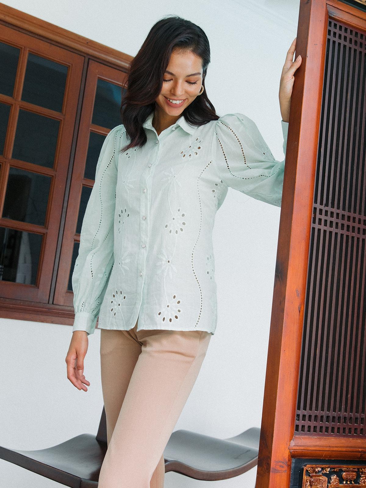 Knowles Blouse - Mint