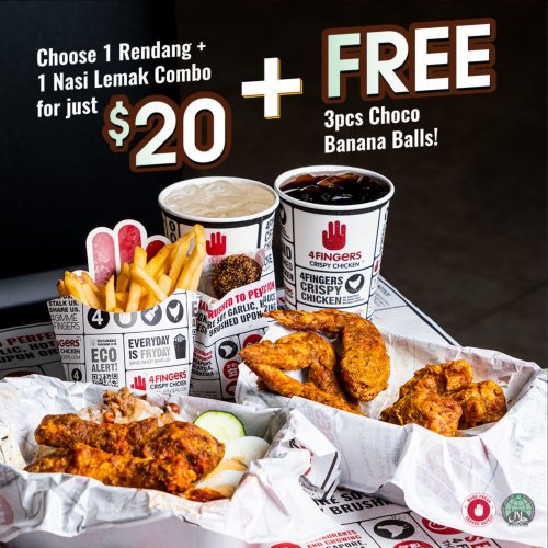 Get 3pcs Choco Banana Balls for FREE!