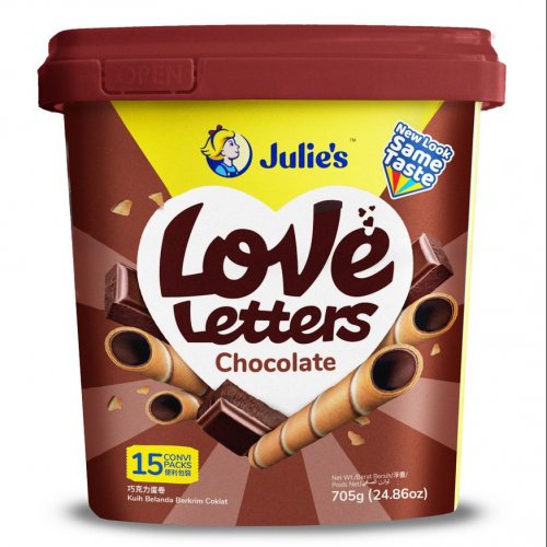 JULIE’S Love Letters (Strawberry/Chocolate) 700g