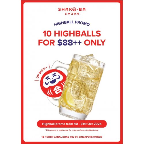 Grab 10 Highballs for Only $88