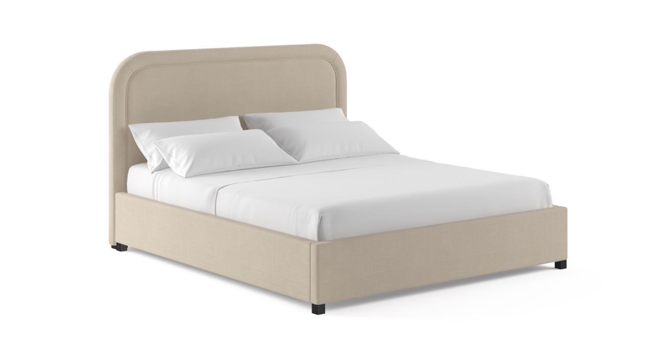Iris King Gaslift Bed Frame French Beige French Beige