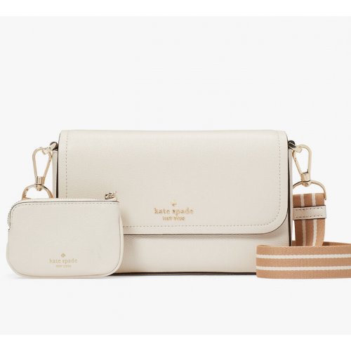 Rosie Pebbled Leather Flap Crossbody