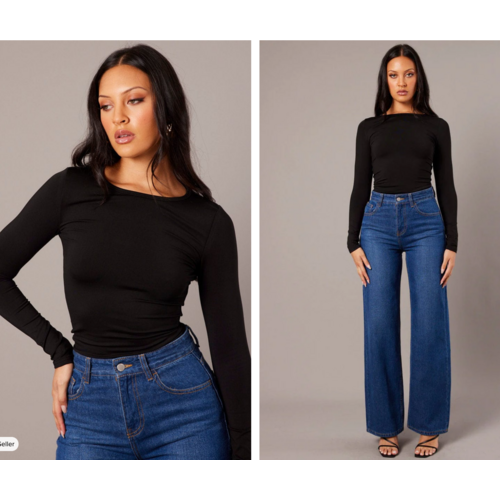 Fleece Lined Top Long Sleeve