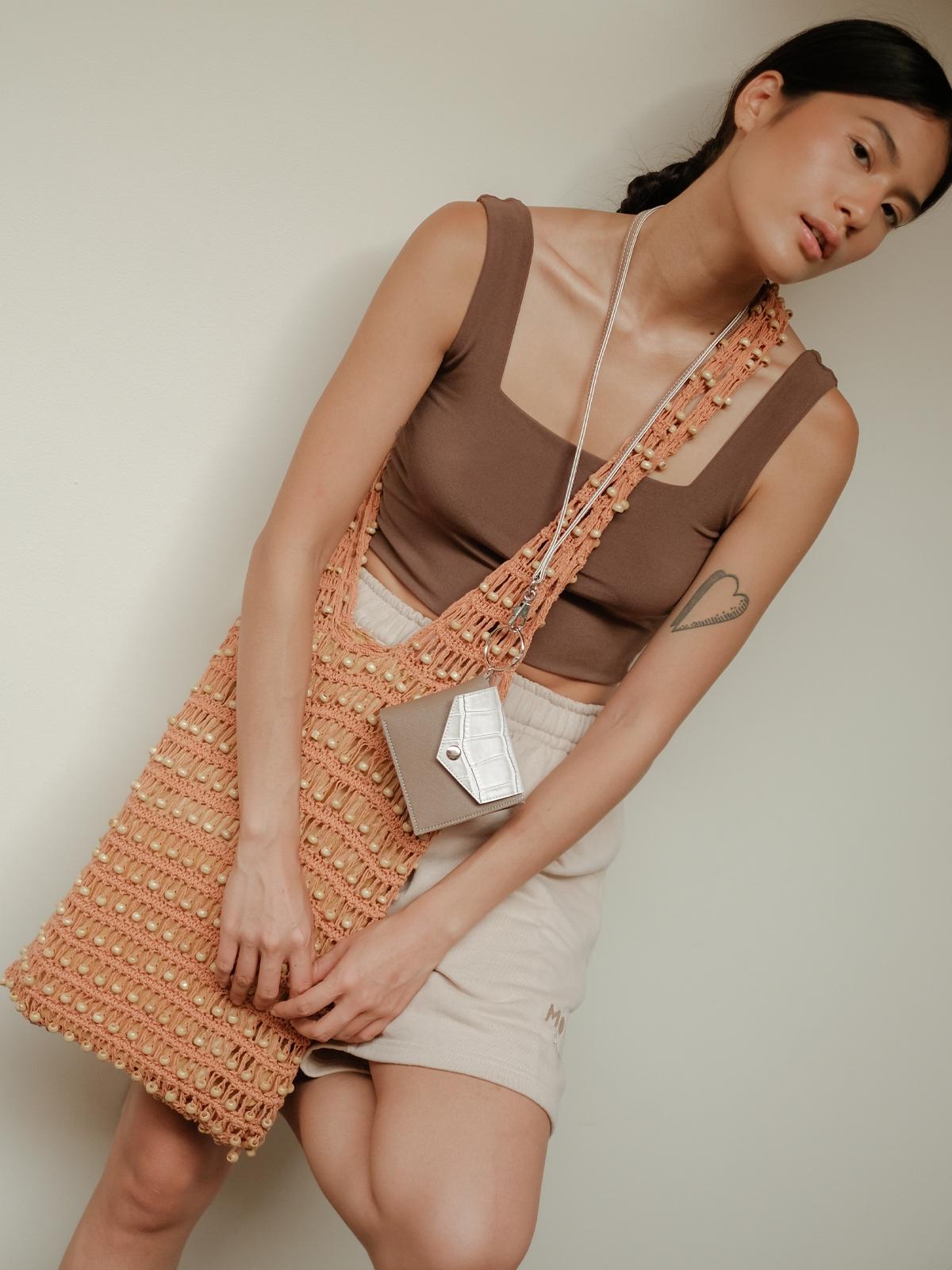 Gili Crochét Bag - Apricot Pink