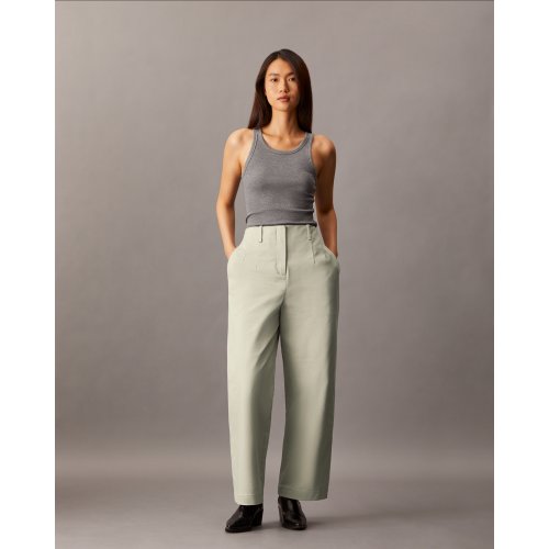 Cotton Chino Relaxed Trousers