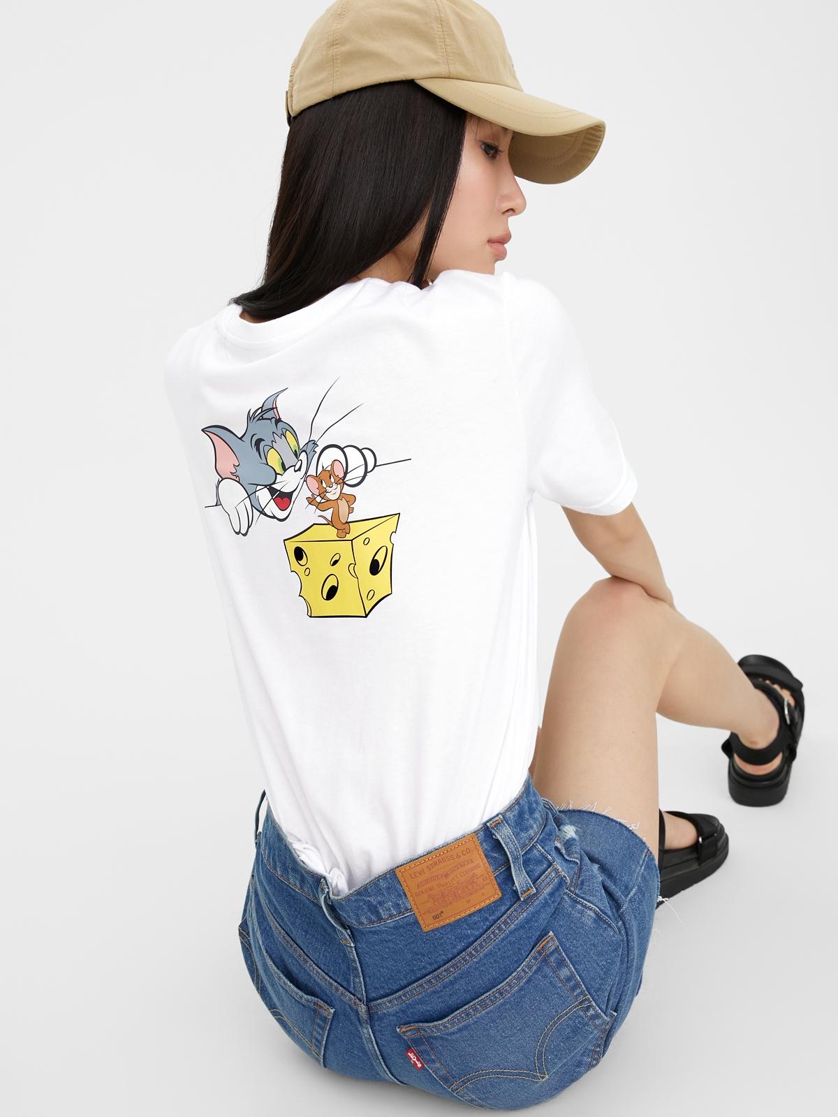 Sustainable Relaxed Fit Graphic Tee - White