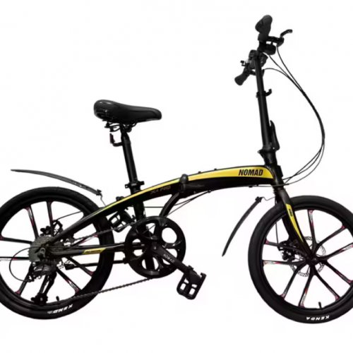 Foldable Bicycle | Nomad X4 Pro Sports Rims | 9 Spd Shimano | Black