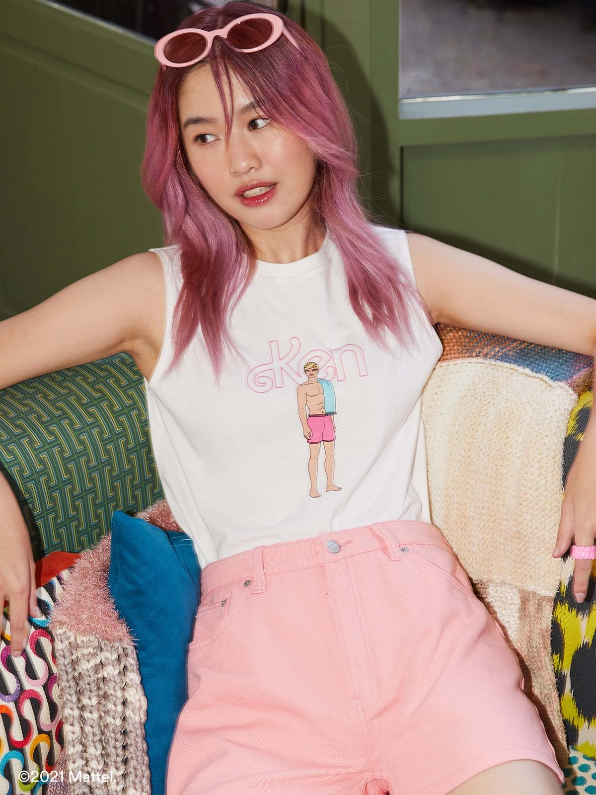 Barbie™ x Pomelo Ken Short Sleeve Tee - White