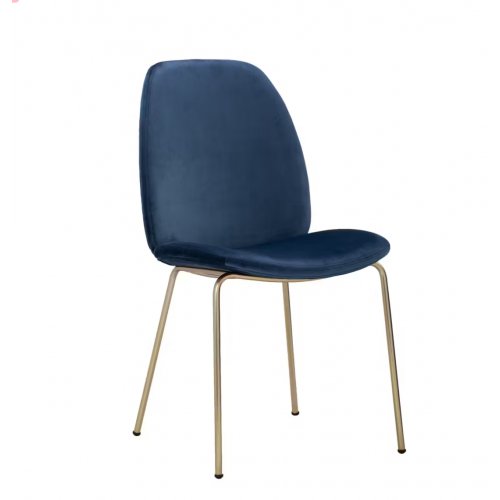 (As-Is) Anika Side Chair - Peacock (Velvet)