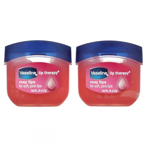  Vaseline, Lip Therapy, Rosy Lips, 2 Packs, 0.25 oz (7 g) Each 
