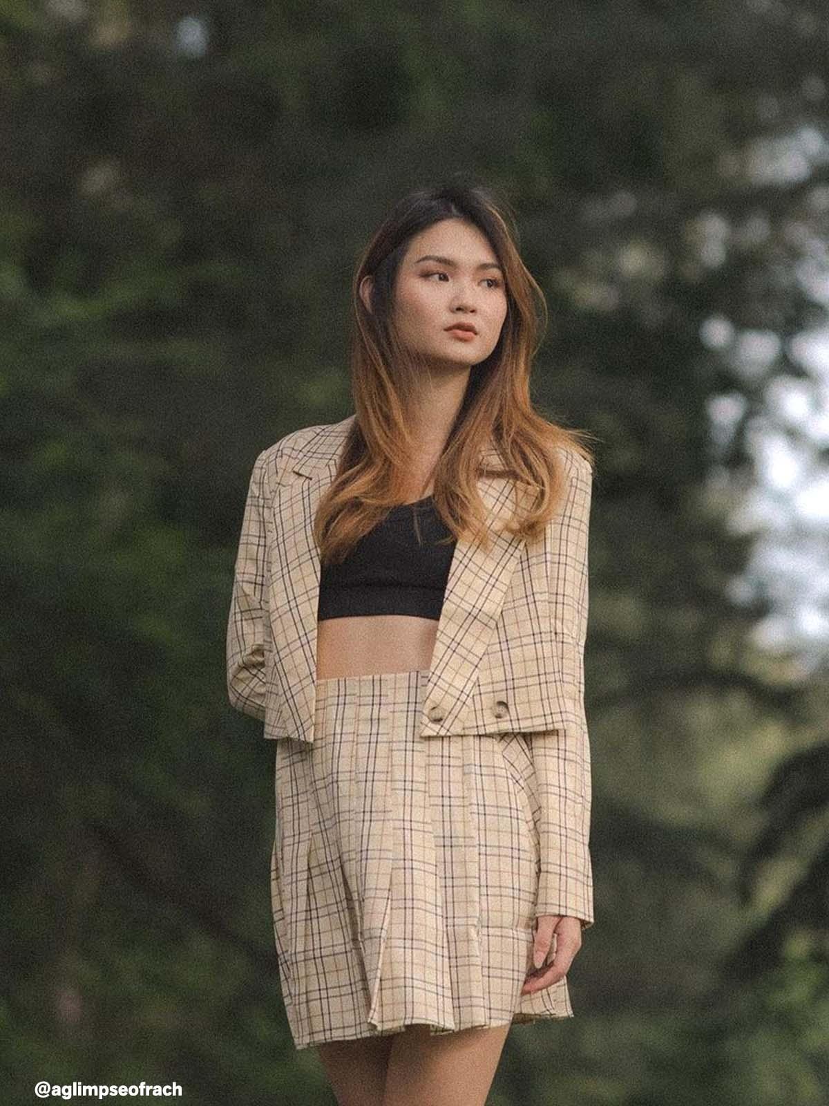 Cropped Blazer - Cream