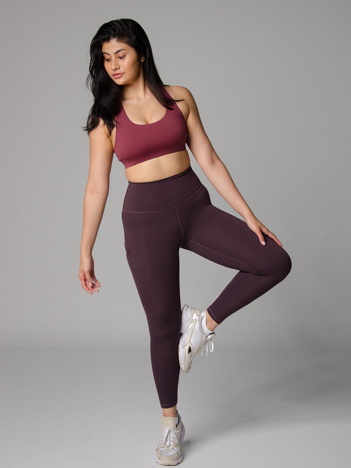 Terra Back Clasp Bra - Ruby