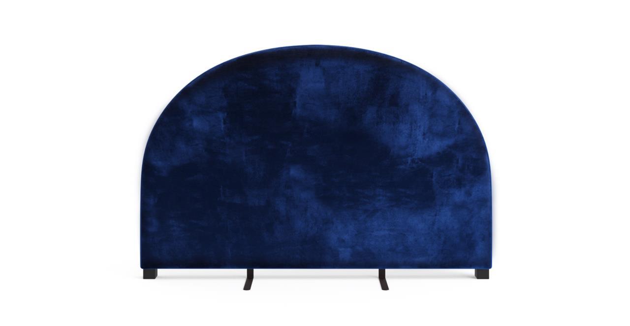 Arch King Size Bed Head Bayou Blue