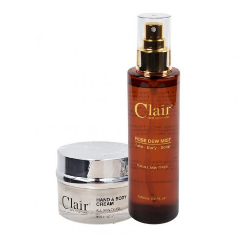 Clair® Skin Solutions ROSE DEW MIST 150ML GET HAND & BODY CREAM 30ML