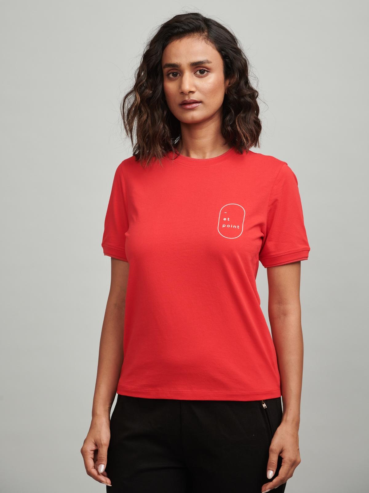 Dash Et Point Tee - Red