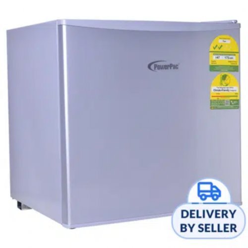PowerPac (PPBF555) 50L Bar Fridge with Lock - Silver