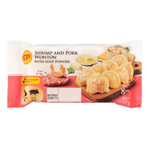 CP Shrimp & Pork Wonton/Chive Wonton (120g) - 2 Packs