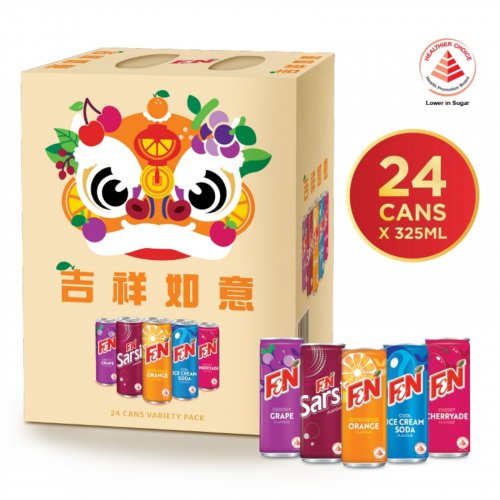 F&N Sparkling Variety Pack (24x325ml)
