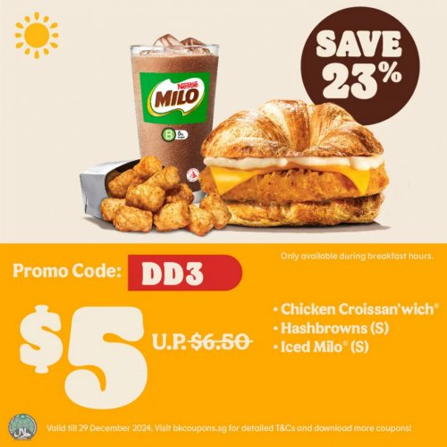 Breaky Bliss: Chicken Croissan'wich® + Sides & Drink for $5