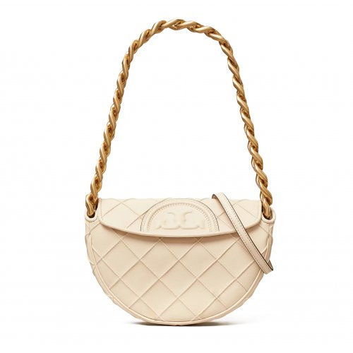 Tory Burch Mini Fleming Crescent Bag