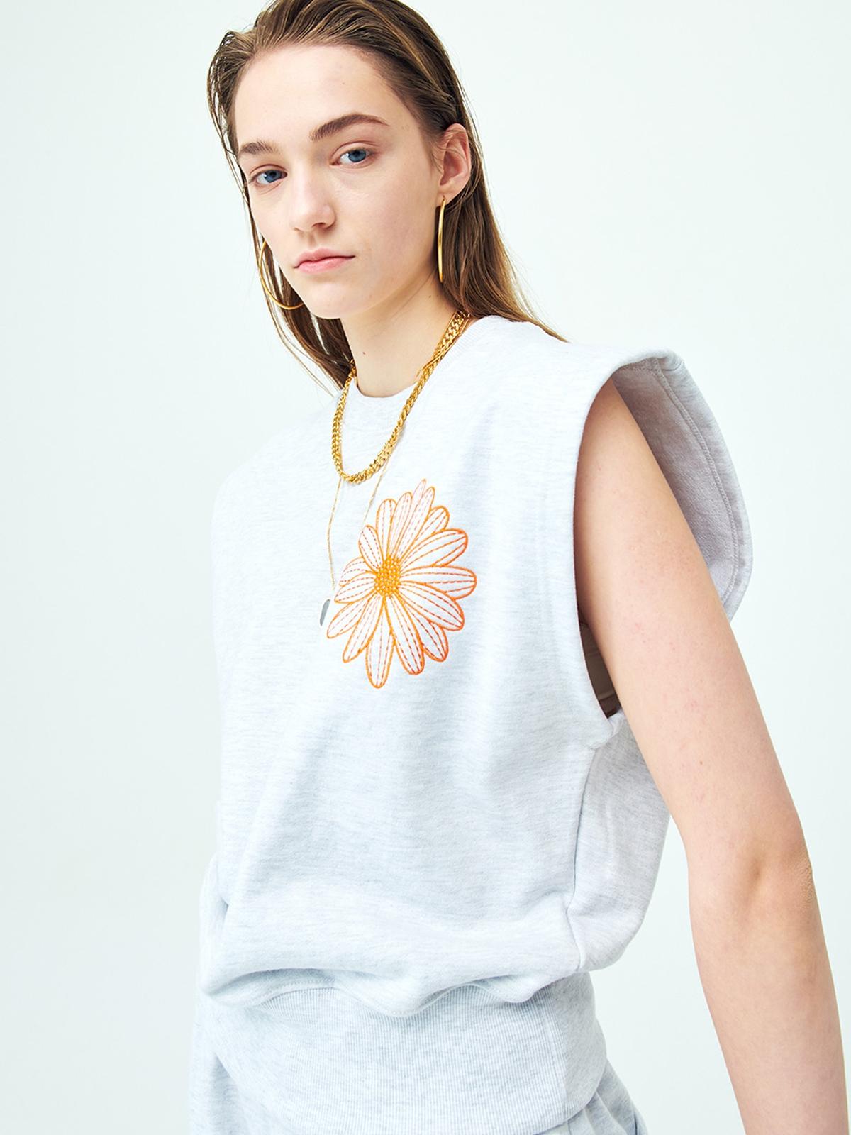 Sweat Vest - Light Heather Gray