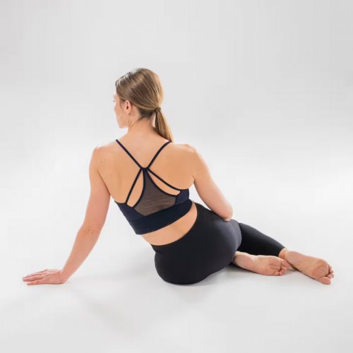 Modern Dance Sports Bra - Navy