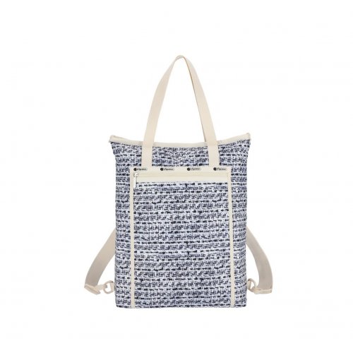 Weave Black Everyday Top Handle Backpack