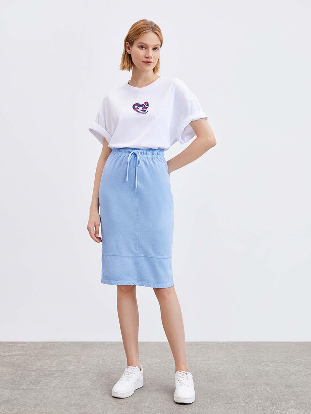 Heart Graphic Print T-Shirt - White